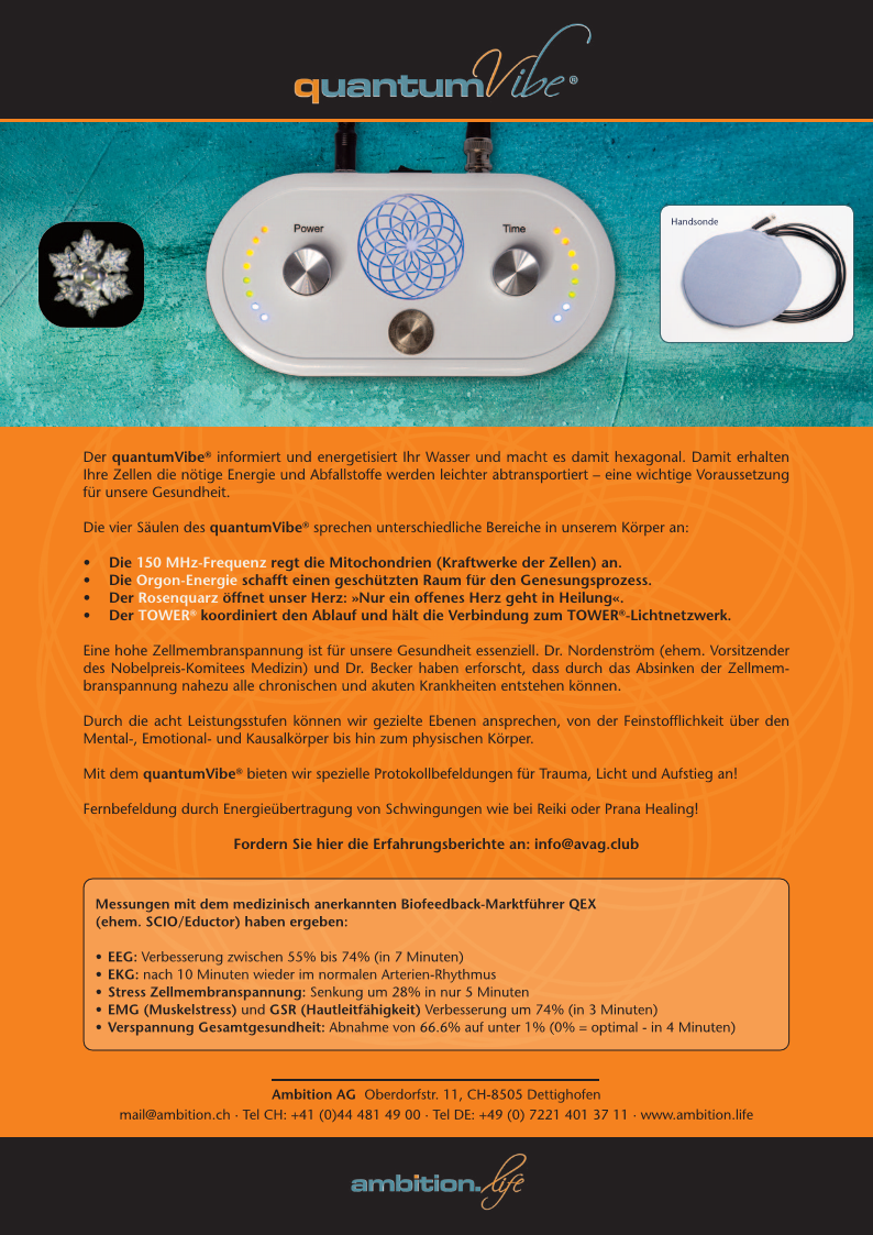 quantumVibe® flyer - description