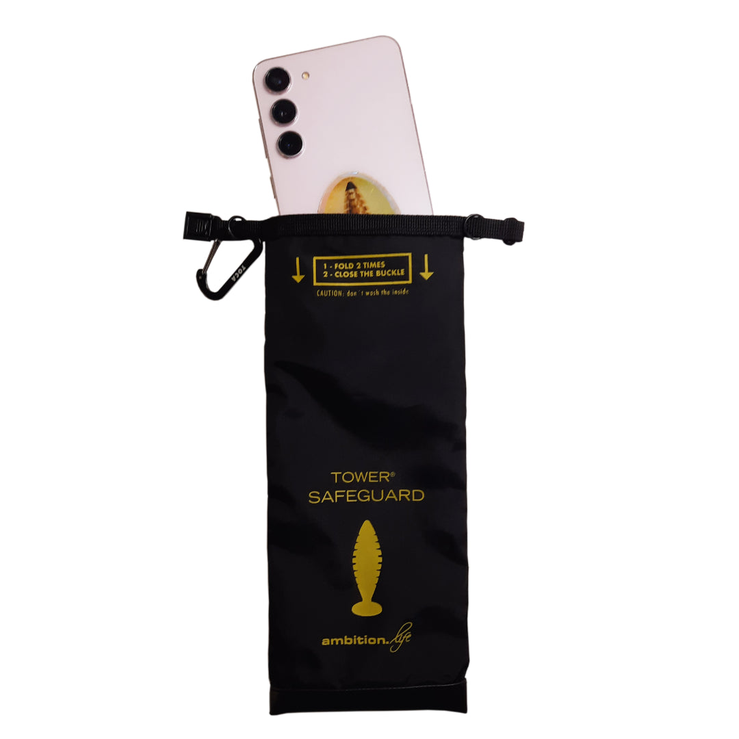 Safeguard mobile phone case as wiretapping protection