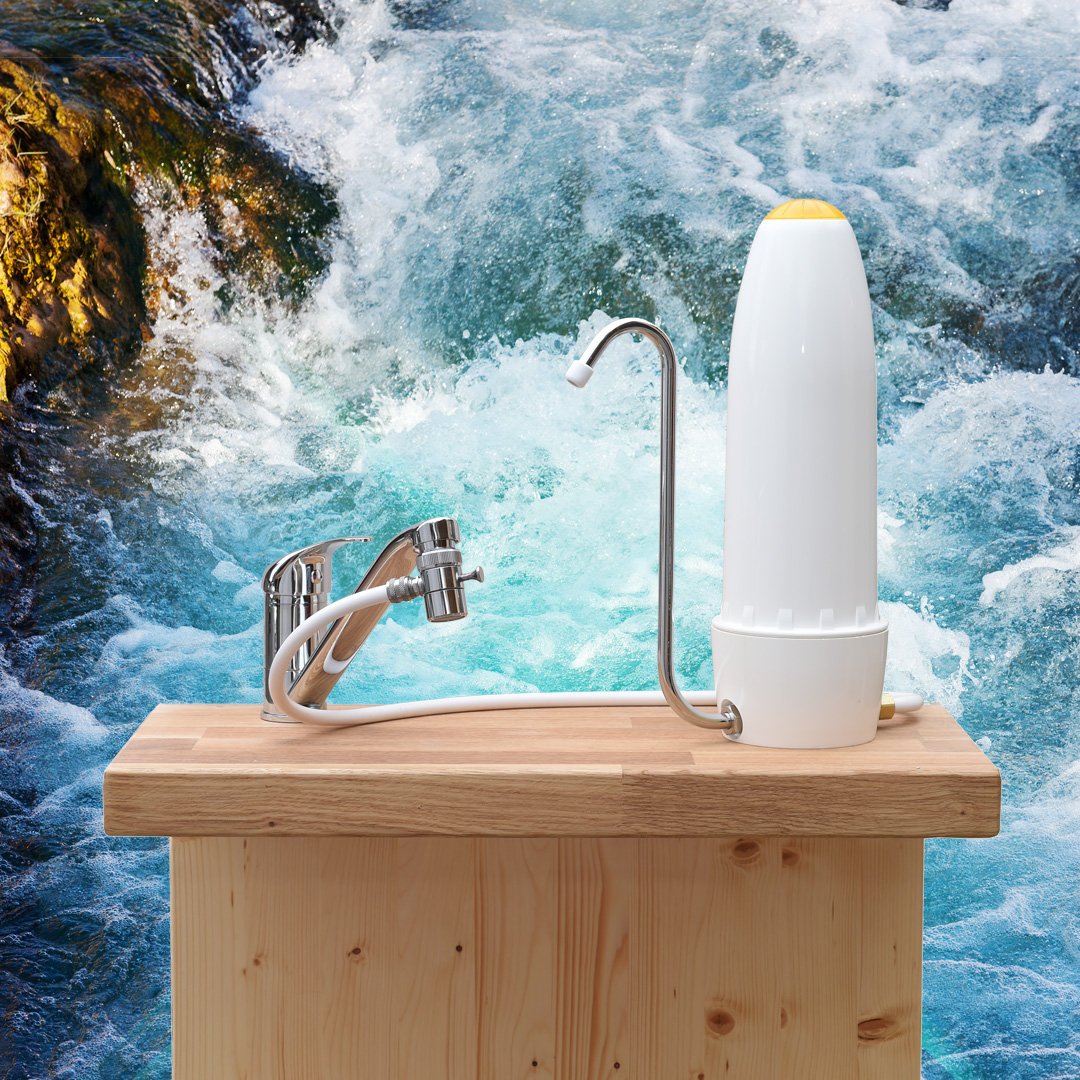 Wasserfilter harmonei® verfügen über ein 4-fach Filtersystem und entfernen mechanisch Partikel, die größer sind als bis zu 0,2 Mm. Auch Mikroplastik!