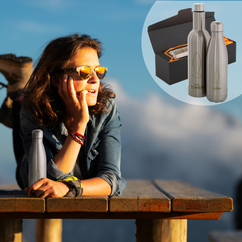 TOWER® stainless steel thermos flask